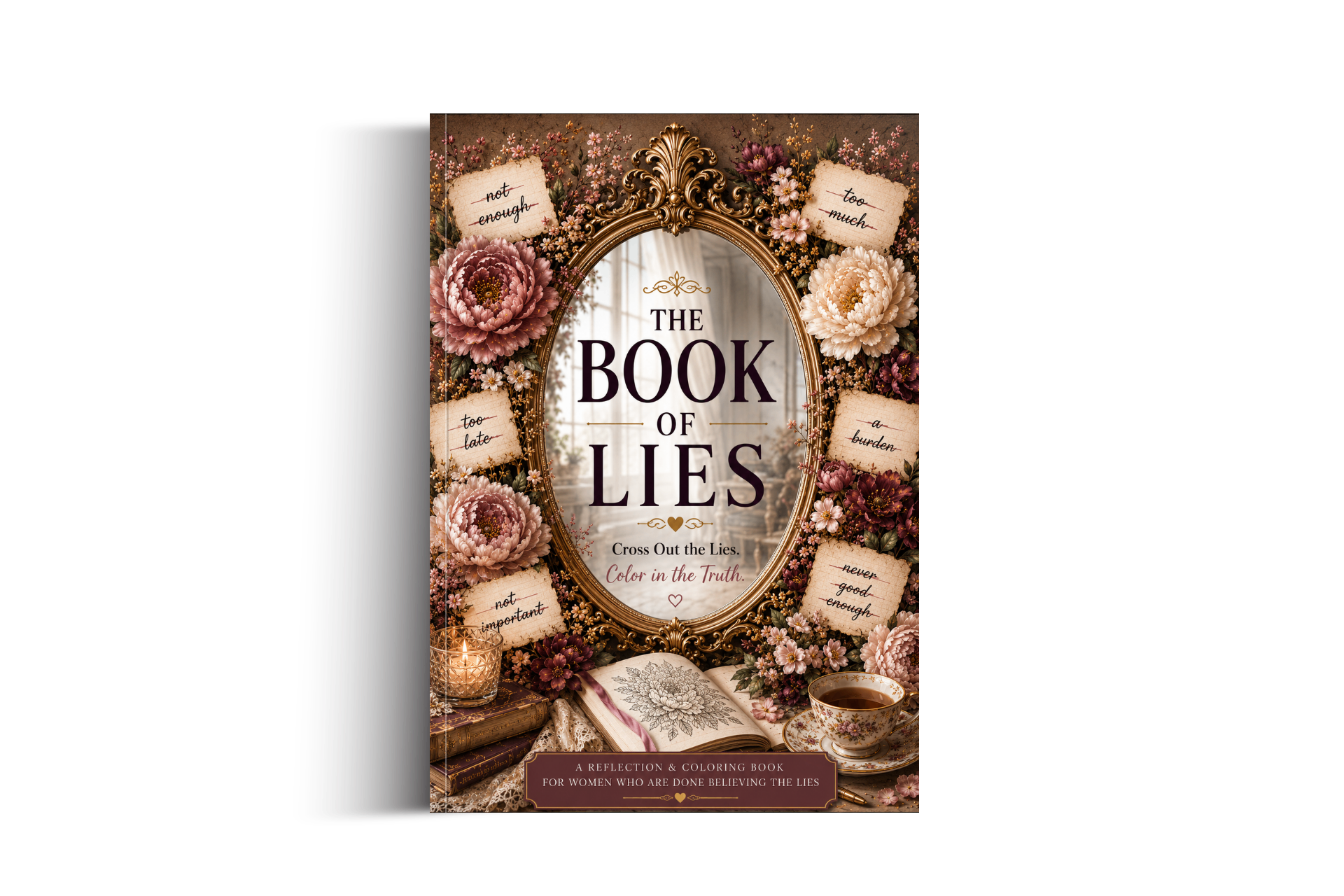 The Book of Lies — a reflection and coloring book by Tyson Creative Press